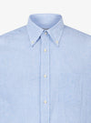 Camicia manica lunga button down in lino cotone - Teddy - Fusaro Antonio dal 1893 - Fusaro Antonio