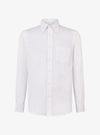 Camicia manica lunga button down in lino cotone - Teddy - Fusaro Antonio dal 1893 - Fusaro Antonio