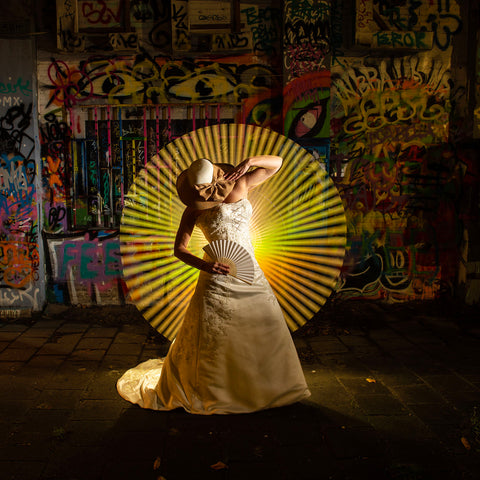 light painting workshop for creative photographers in an urban environment