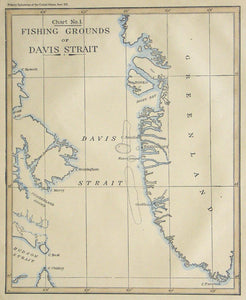 Old Grounds Fishing Map Fishing Grounds Of Davis Strait – The Old Map Gallery