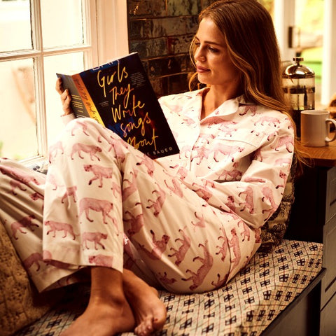 Women's pink pyjamas - Pink Cheetah