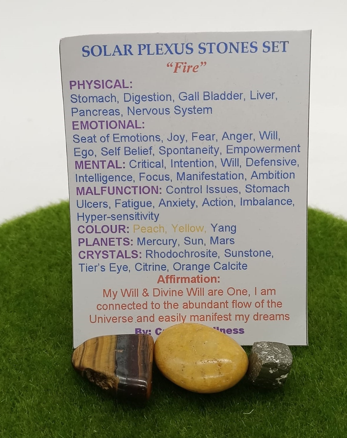 Solar Plexus Stone Set