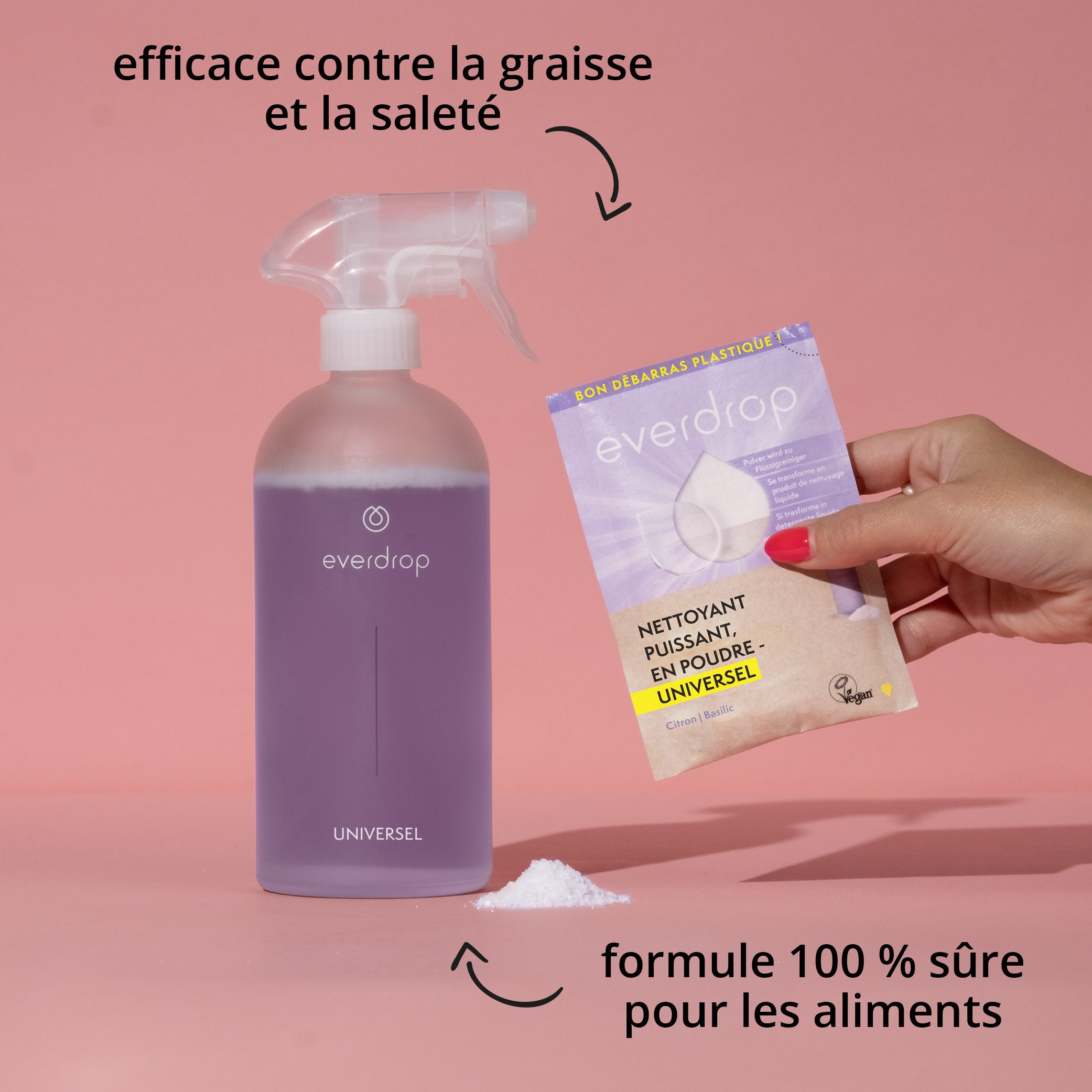 Nettoyant Puissant, en poudre – Universel- Kit de démarrage