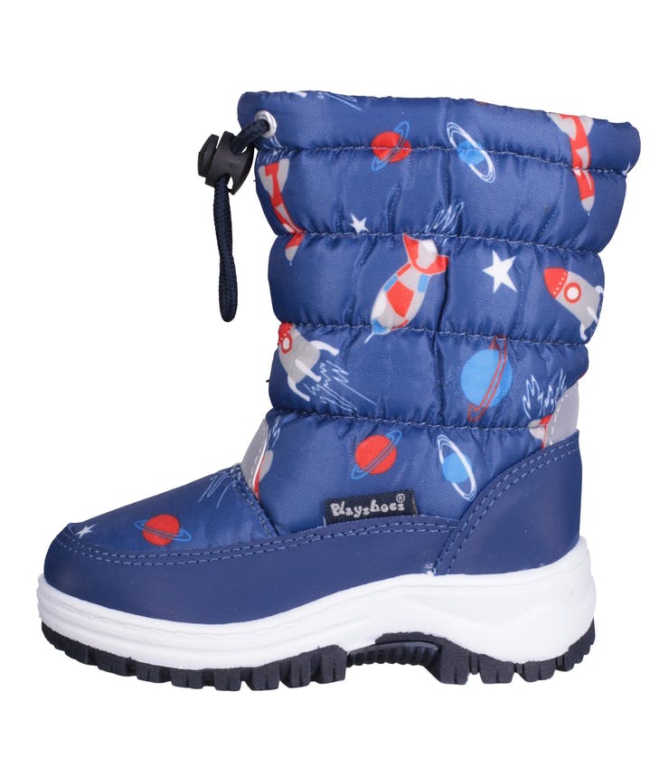 toewijzing dikte iets PLAYSHOES KID'S 193012 OUTERSPACE Blue Winter Snowboots – instepfashion
