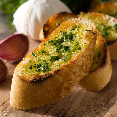 Garlic and Herb on a Baguette