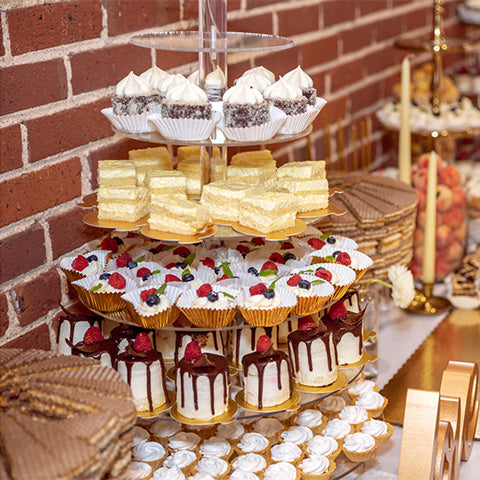 Image of a dessert tower