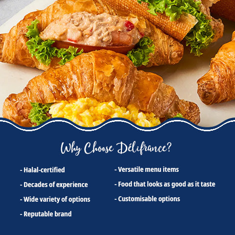 Why choose Delifrance for your corporate catering-halal food catering singapore