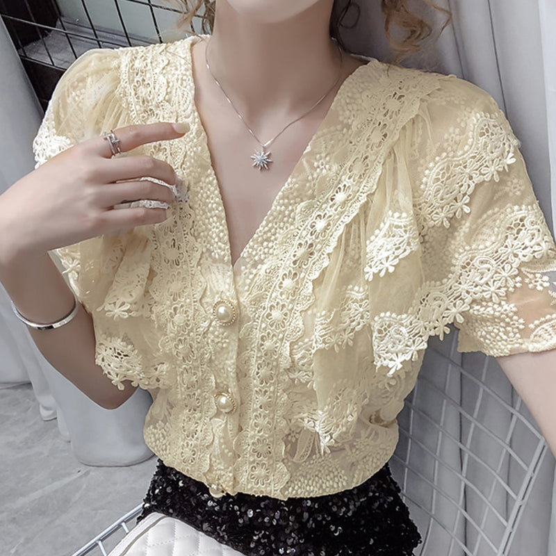 korean lace top