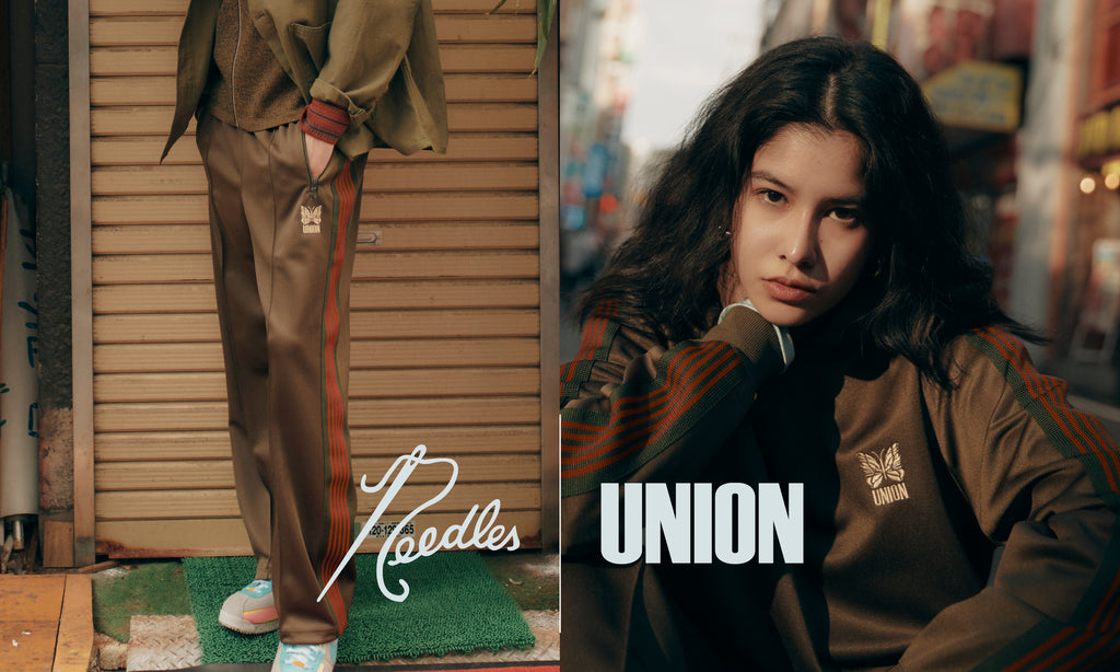 NEEDLES × UNION TRACK HOODIE ブラック Mサイズ-