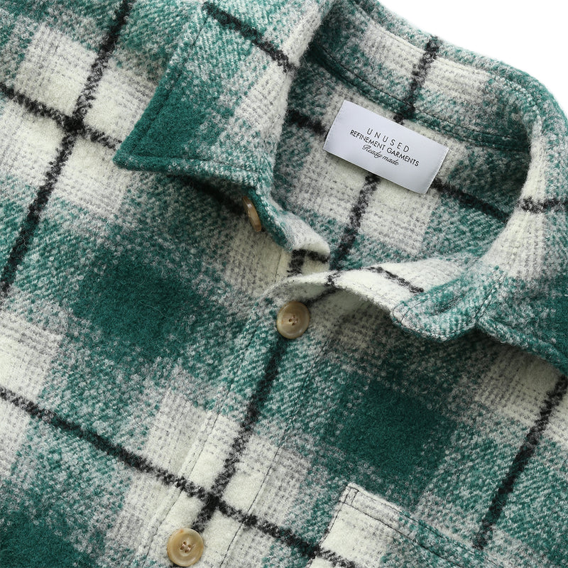 UNUSED アンユーズド 22AW WOOL CHECK SHIRT ウールチェックシャツ