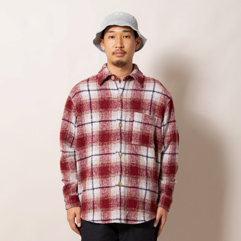 UNUSED アンユーズド 22AW WOOL CHECK SHIRT ウールチェックシャツ ...