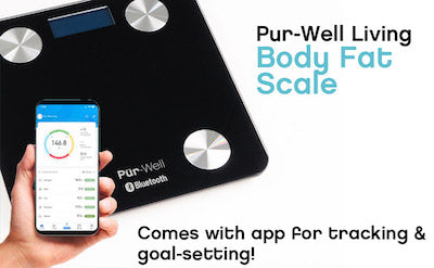 Bluetooth Body Fat Scale,Smart Scale Bathroom Digital Weight Scale