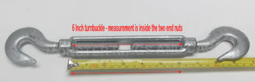 How to measure a turnbuckle