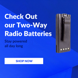 Check out our two-way radio batteries here