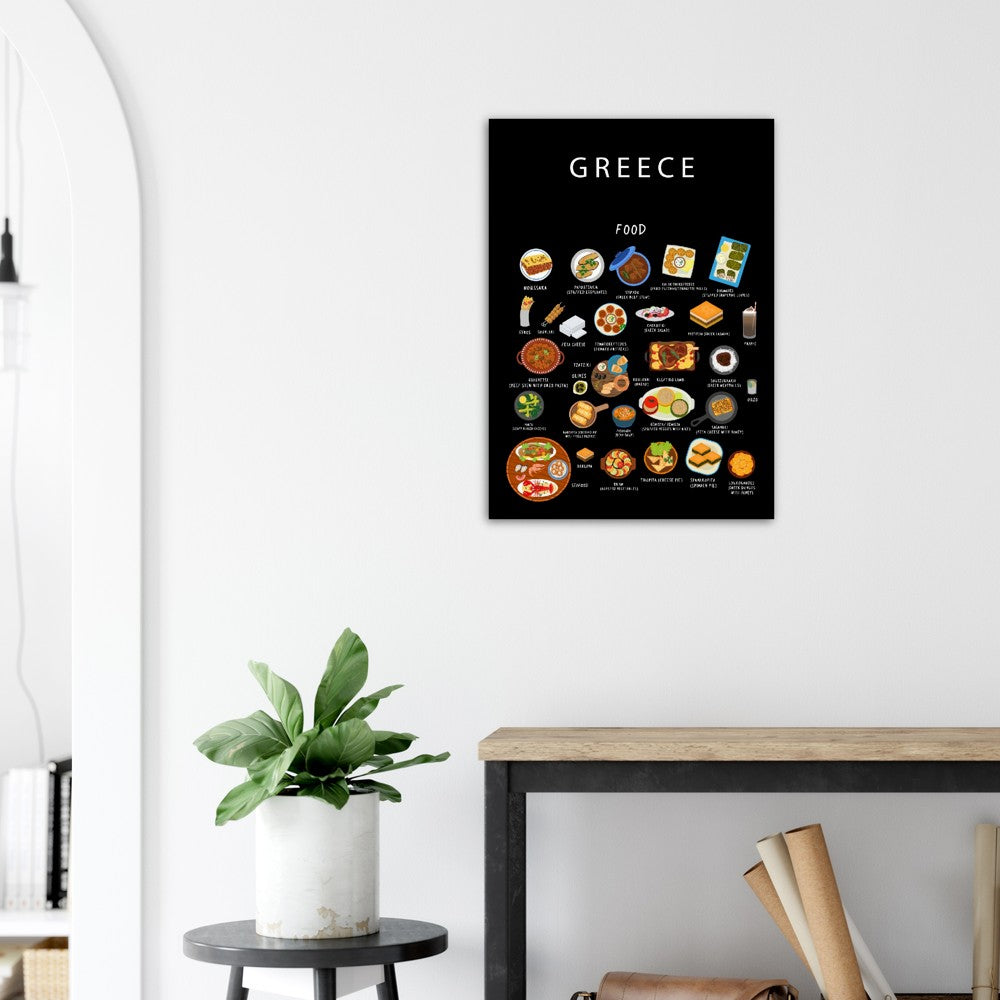 Overweldigen Verdachte Registratie Poster of Greek Food | Paper | Educational | 50 x 70 cm | World map | –  Maison Maps