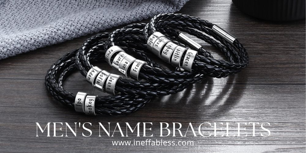 Name Bracelet for Men  Rugged Gifts