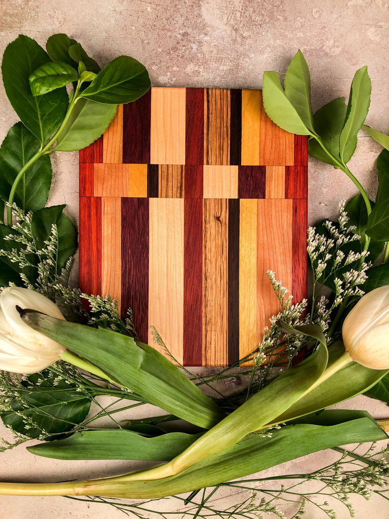 Large Exotic Wood Cutting Board by Honorable Oak - Philadelphia