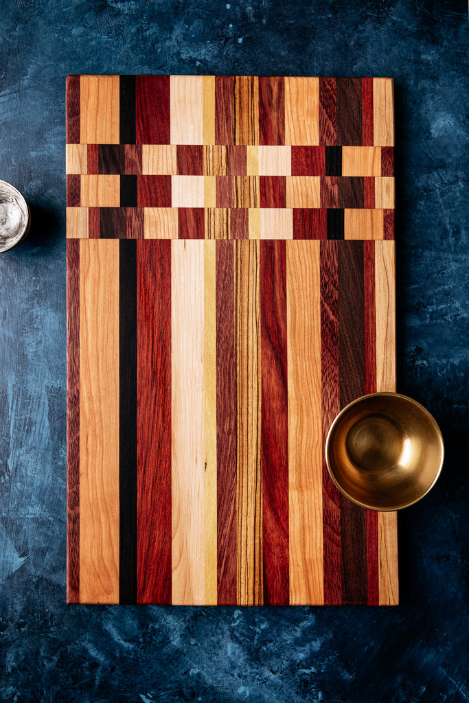 Large Exotic Wood Cutting Board by Honorable Oak