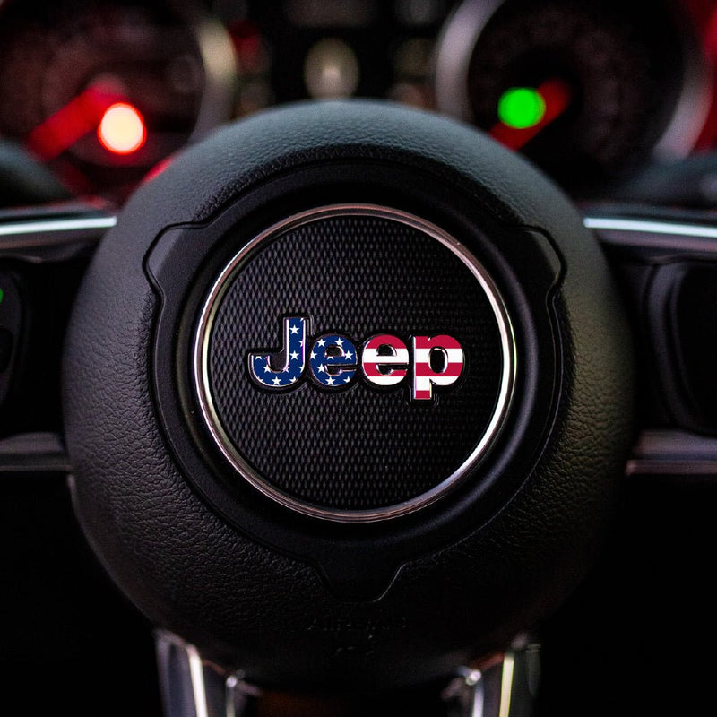 American Flag Steering Wheel Letters | For Jeep Vehicles –  AdventureLifeDecals