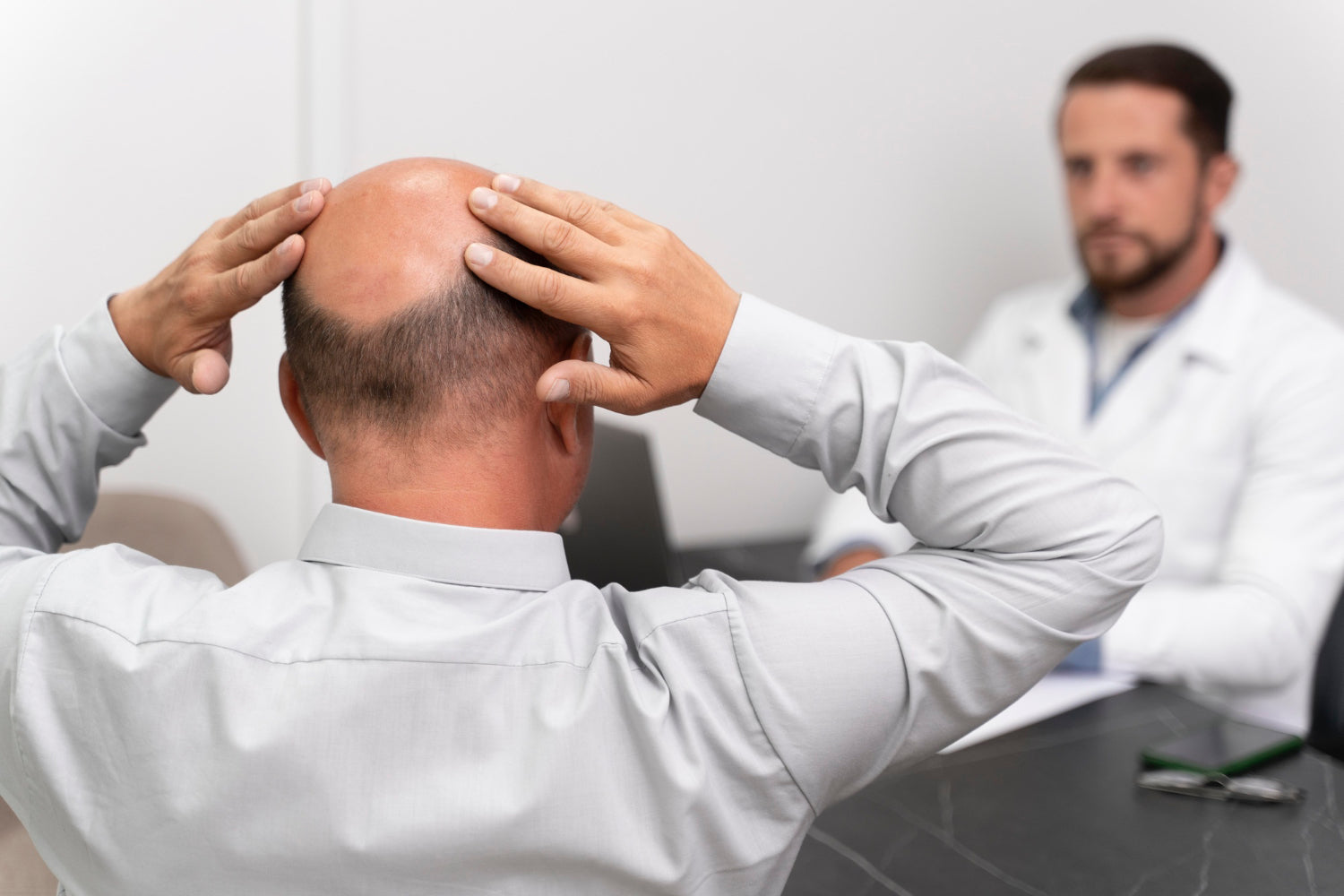 Hair loss is only a problem for older men