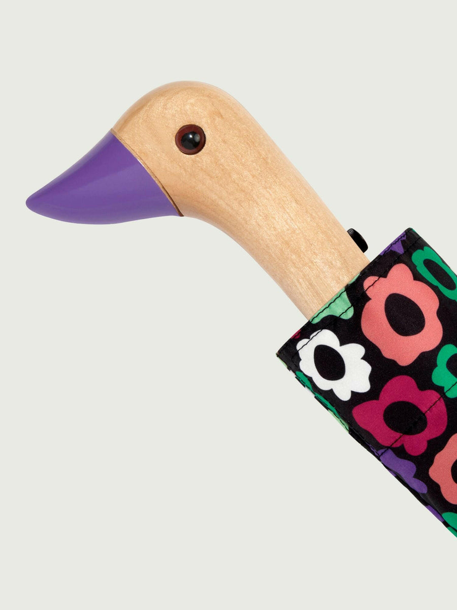 Flower Maze Eco-Friendly Compact Duck Umbrella