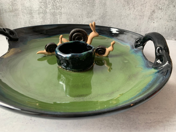 Discounted Snails Platter with Dip Bowl