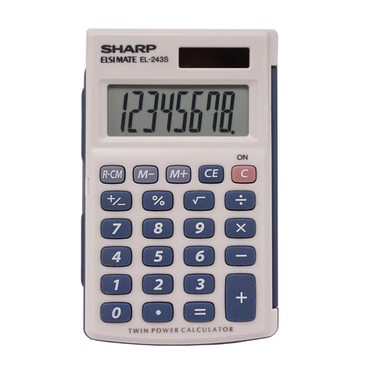 8 Digit Pocket Calculator (EL-233SB) – sharpcalculators