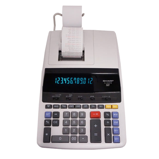 Sotel  Sharp EL-1901 calculatrice Bureau Calculatrice à écran Blanc