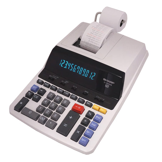12 Digit Printing Calculator (EL-1750V) – sharpcalculators