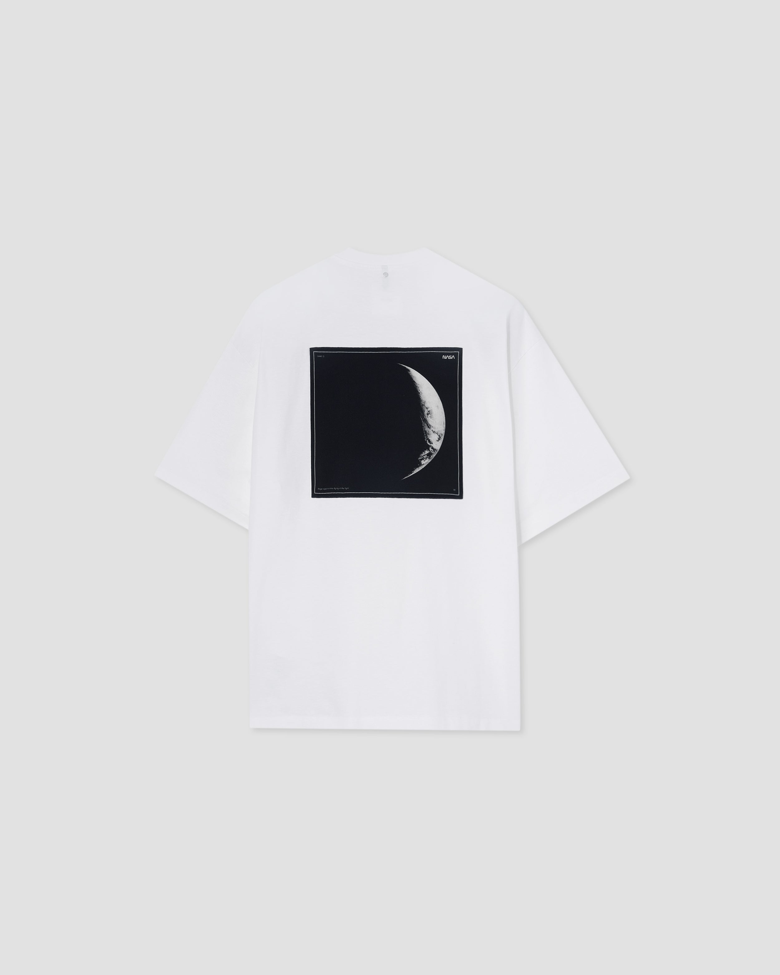 Oamc X Nasa Moon T-Shirt in Frost Blue | OAMC