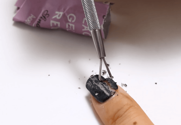 How to use a triangle cuticle pusher