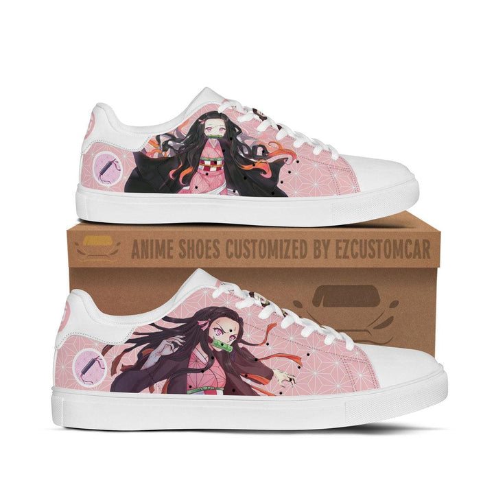 Nezuko Sneakers Demon Slayers Skate Anime Shoes Kids – EzCustomcar