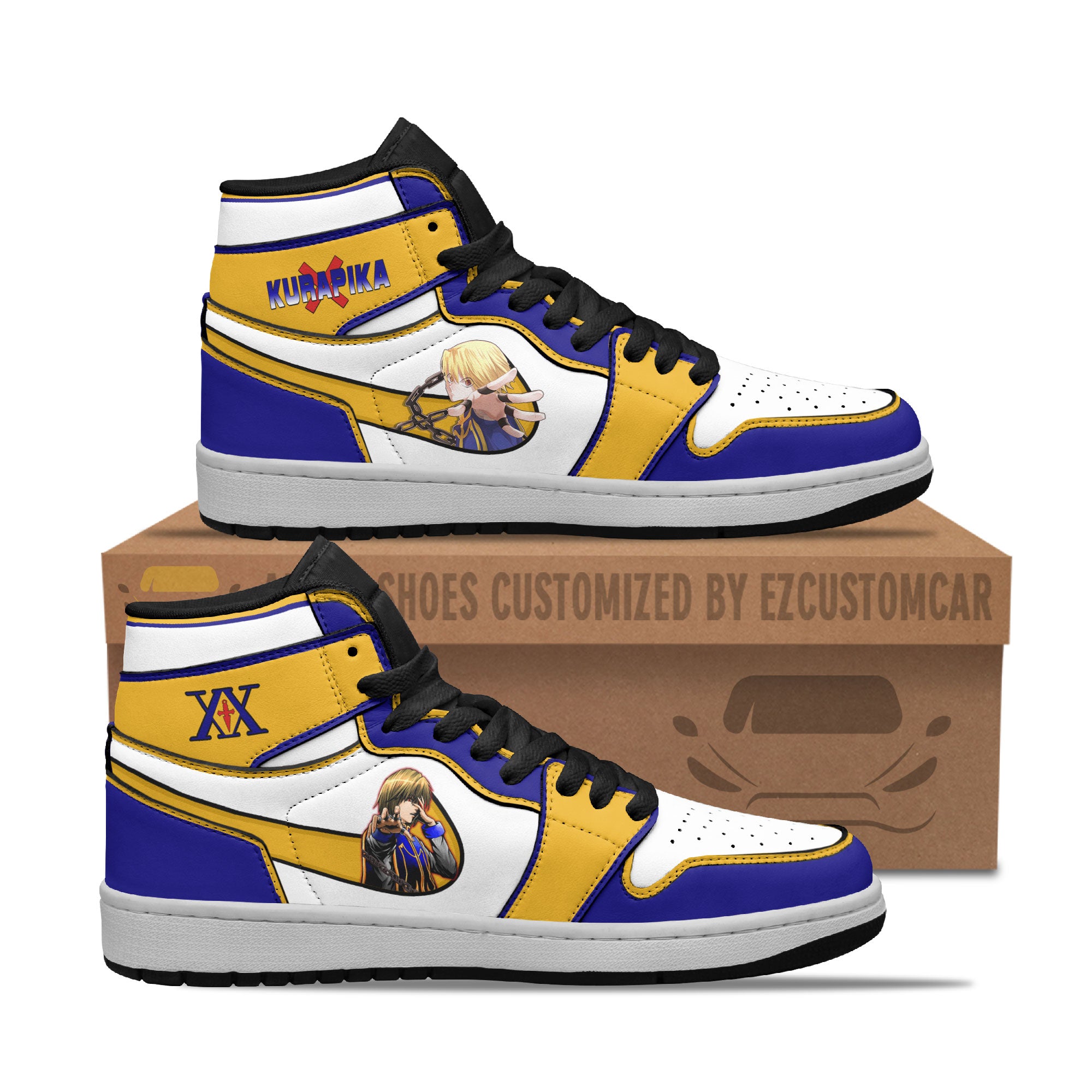 Hunter x Hunter Custom Shoes With Kurapika Sneakers Design – EzCustomcar