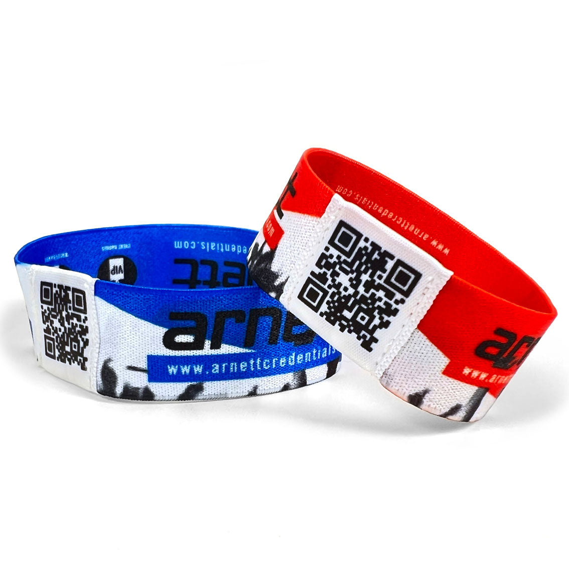 RFID Mifare 1K S50 Stretch Custom Printed Fabric Wristband - Pkt 100