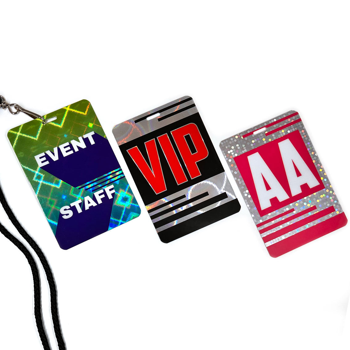 In Stock Holographic Event Badges – Arnett Credentials