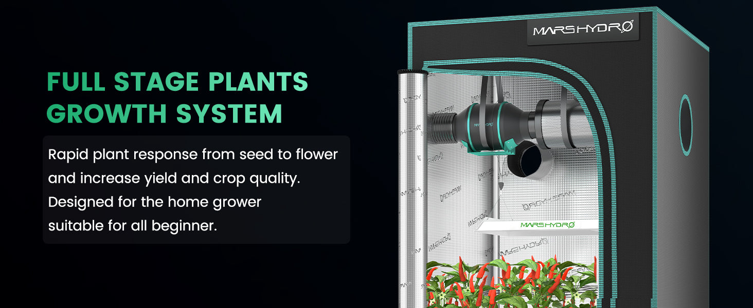 Full stage p;lants grow system