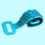 NEW Magic Silicone Brushes Bath Towels Rubbing Back Mud Peeling Body Massage Shower Extended Scrubber Skin Clean Artifacts