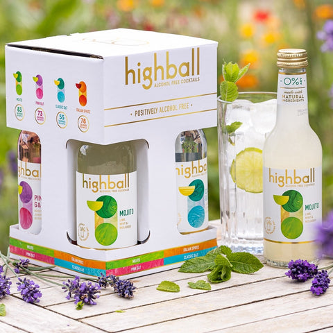 Gift box of four alcohol free cocktails | Barbury Hill
