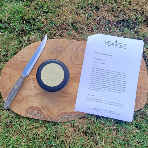 Black Cow Cheddar and tasting notes | Barbury Box | Barbury Hill