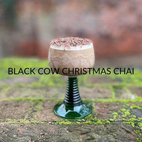 Black Cow vodka christmas chai