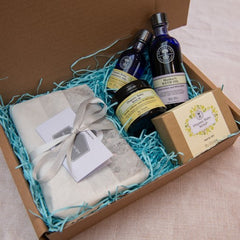 New Parent and Baby Brownies Gift Box with Neals Yard 