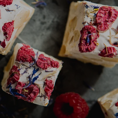 Pieces of summertime nougat 