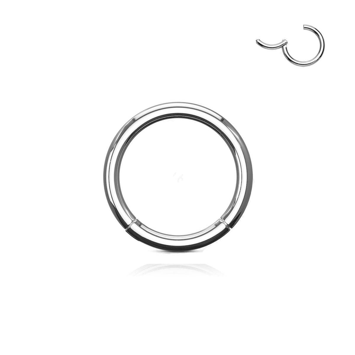 Titanium Nose Ring Hinged Segment - SkinKandy product image