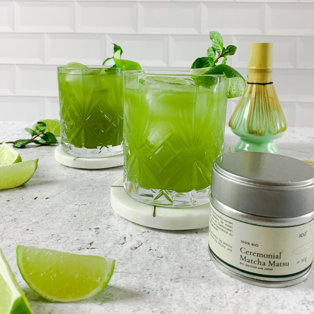 Matcha-Yuzu Highball