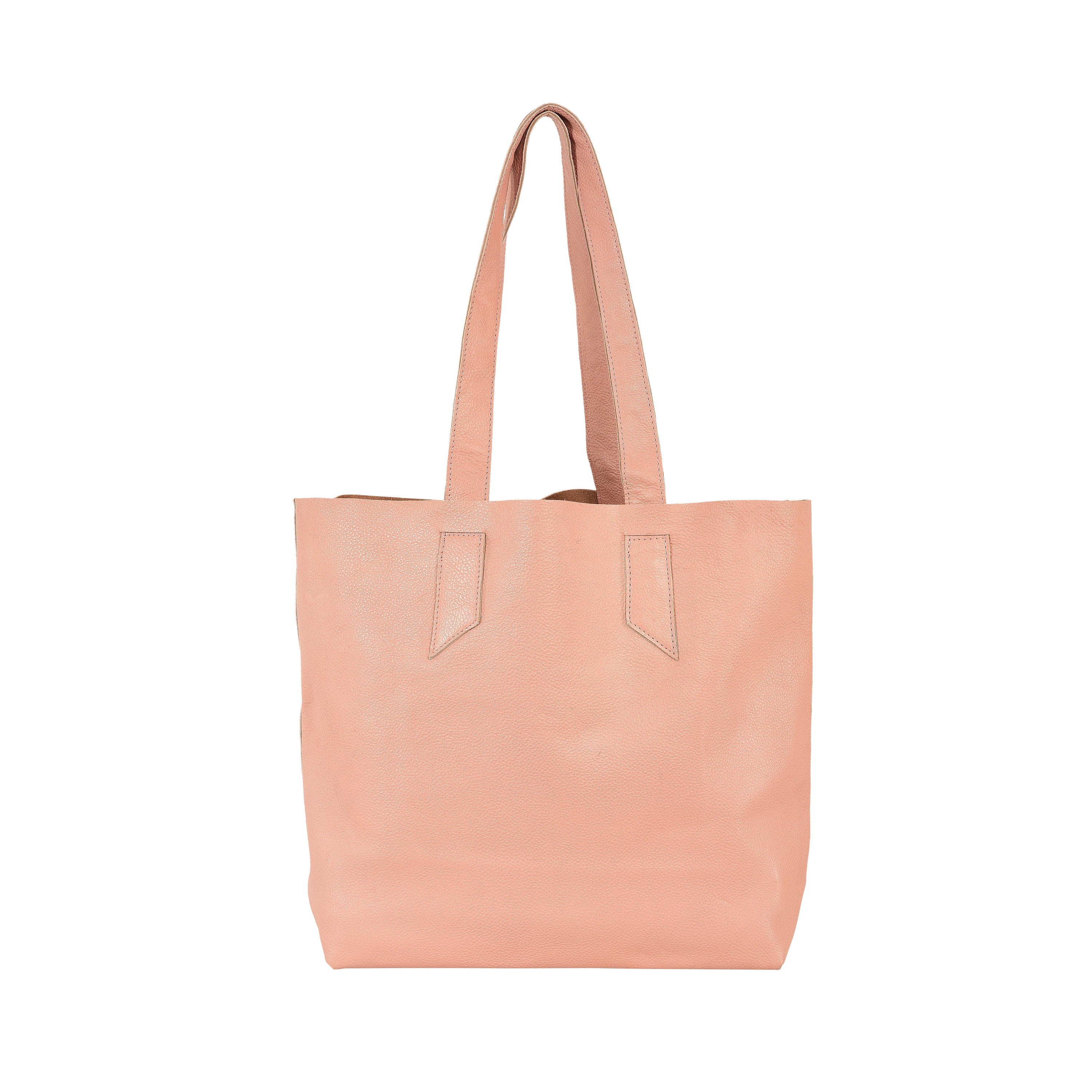 Tote in Leather Black - Global Gifts