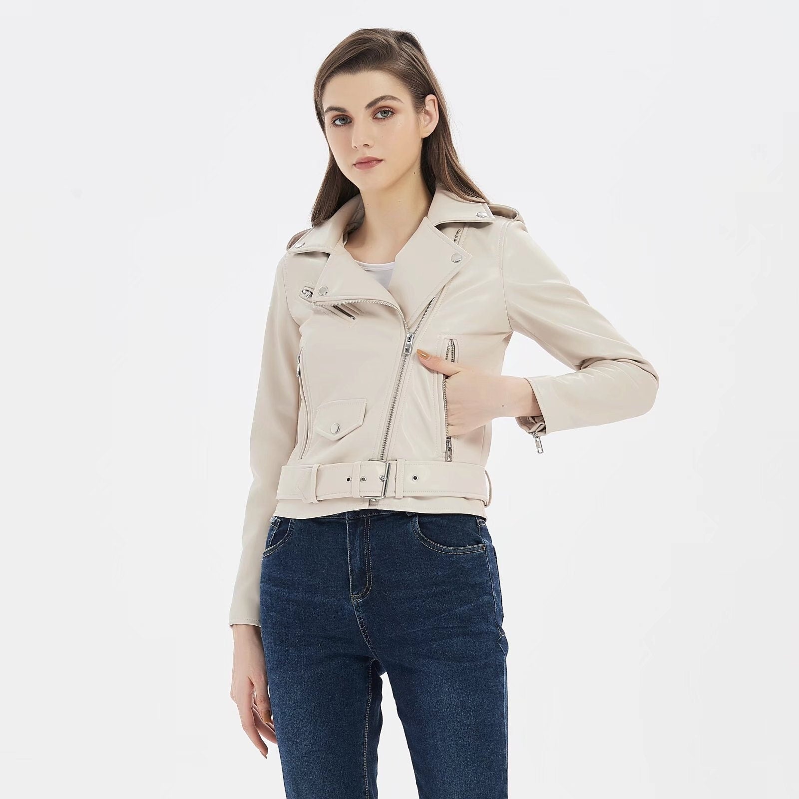 Designer Leather Jackets for Women on Sale - FARFETCH