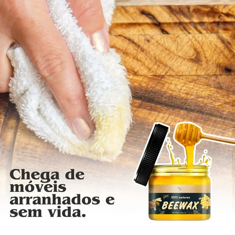 Cera de Abelha para Moveis de Madeira BeeWax, da loja MelhorIdeia