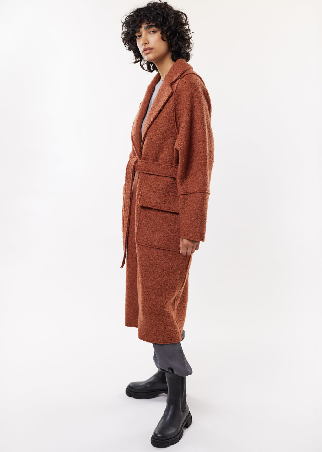Long Oversize Wool Coat