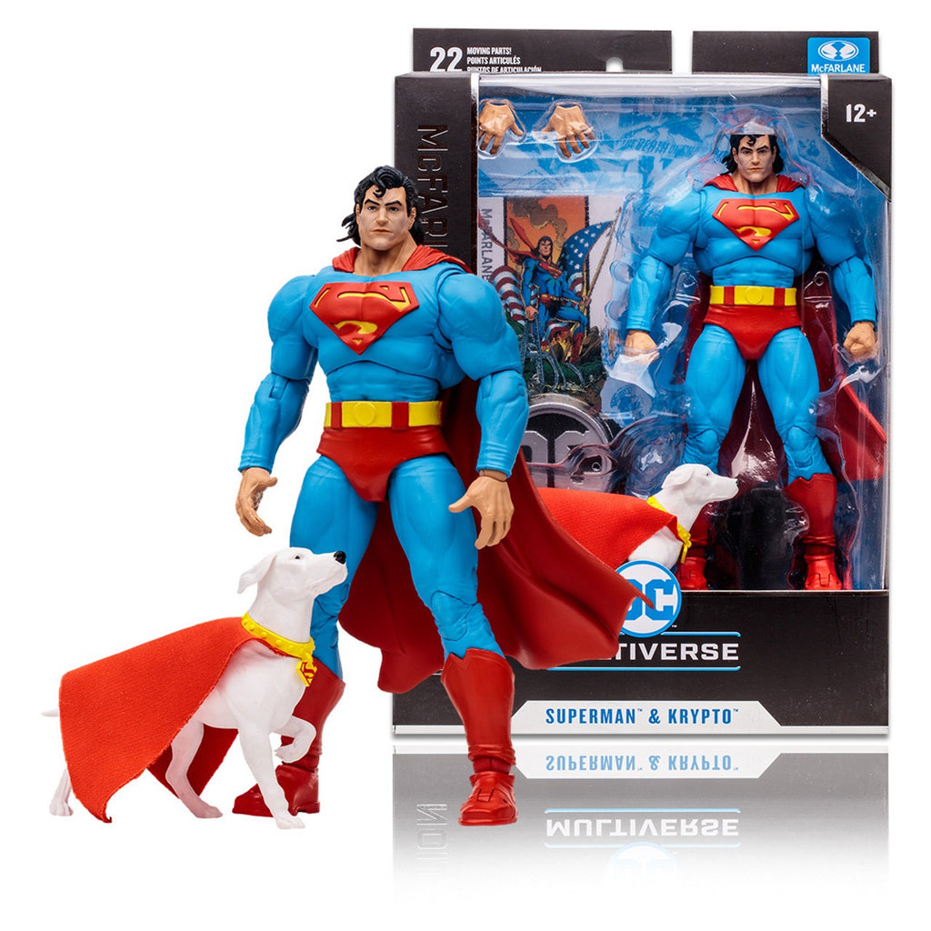 DC Multiverse McFarlane Collector Edition #09 Superman & Krypto (Return of Superman) Action Figure