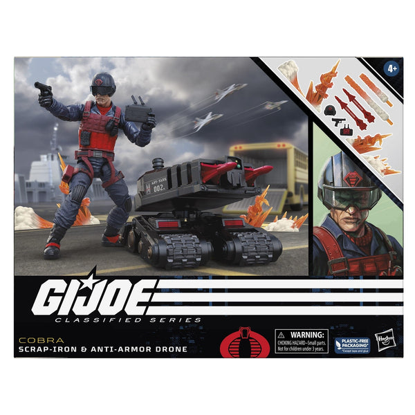 G.I. Joe Classified Series Scrap-Iron & Anti-Armor Drone Action Figure Set
